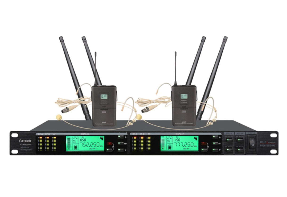 ctw3000h(ctw3000/ct38m)超高频增分级双领夹无线话筒